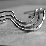 Arc Cuff Bracelet | Sterling Silver