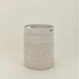 Large Woven Hamper - White
