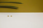 cast pebble stud earrings