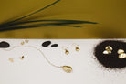 cast brass pebble jewelry 