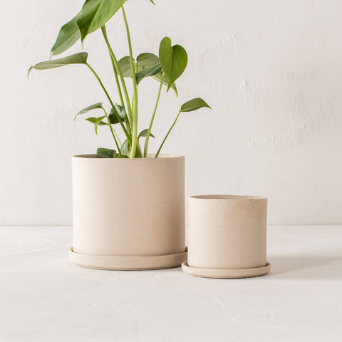 Raw Stoneware Planter 4”
