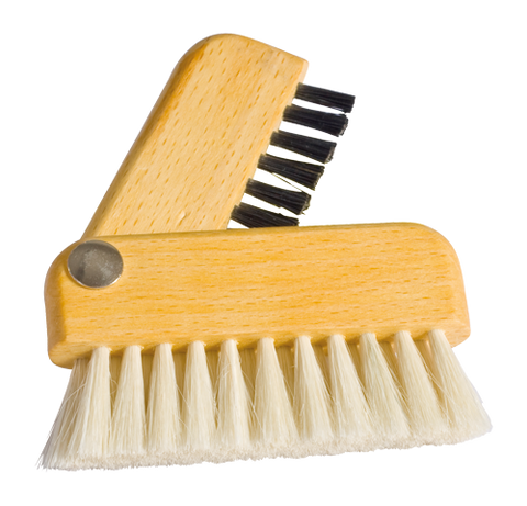 Wood and Natural Bristle Laptop Brush